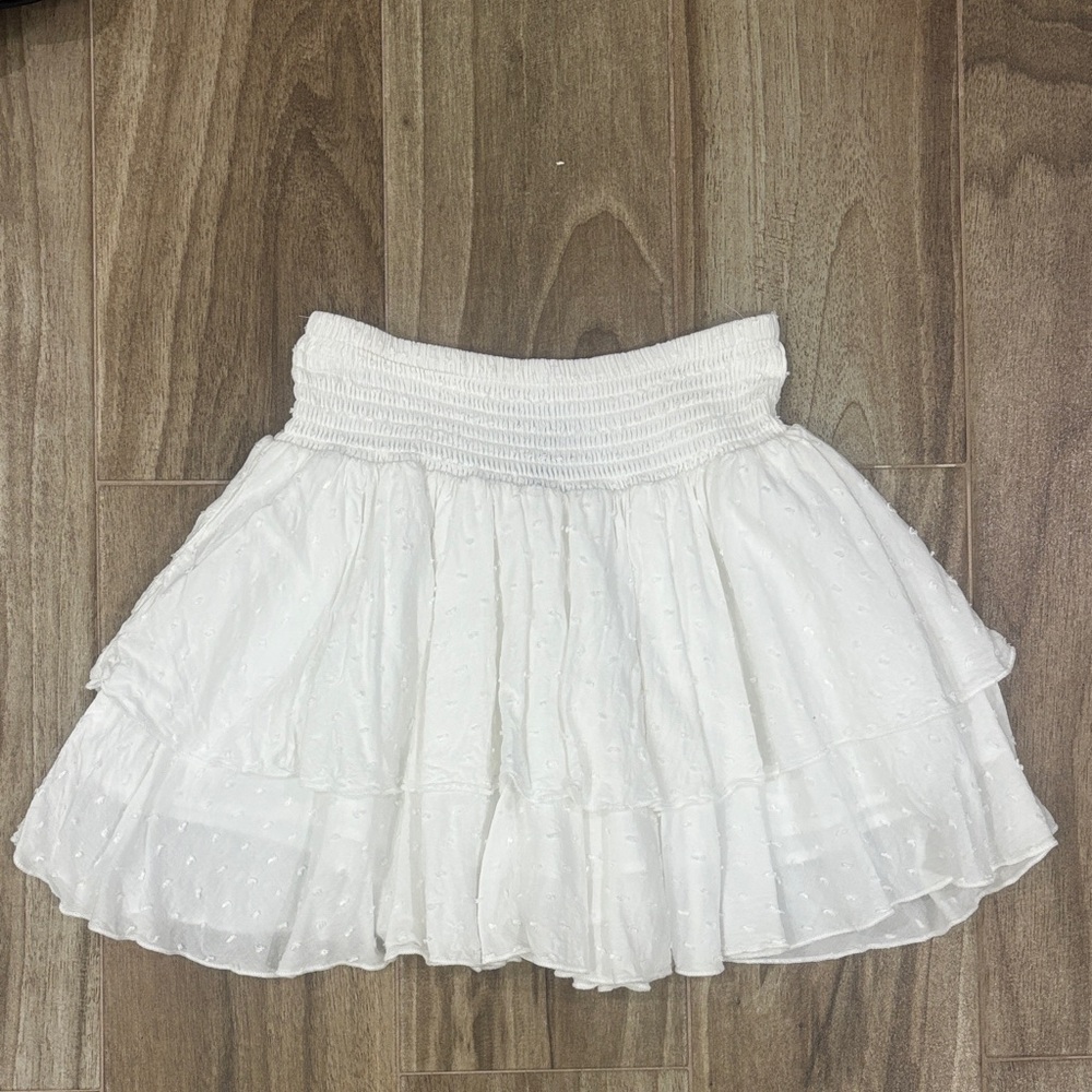 Forever 21 White Mini Skirt